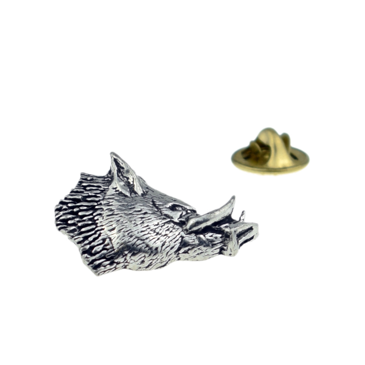 Devil Pig (Boar) English Pewter Lapel Pin Badge