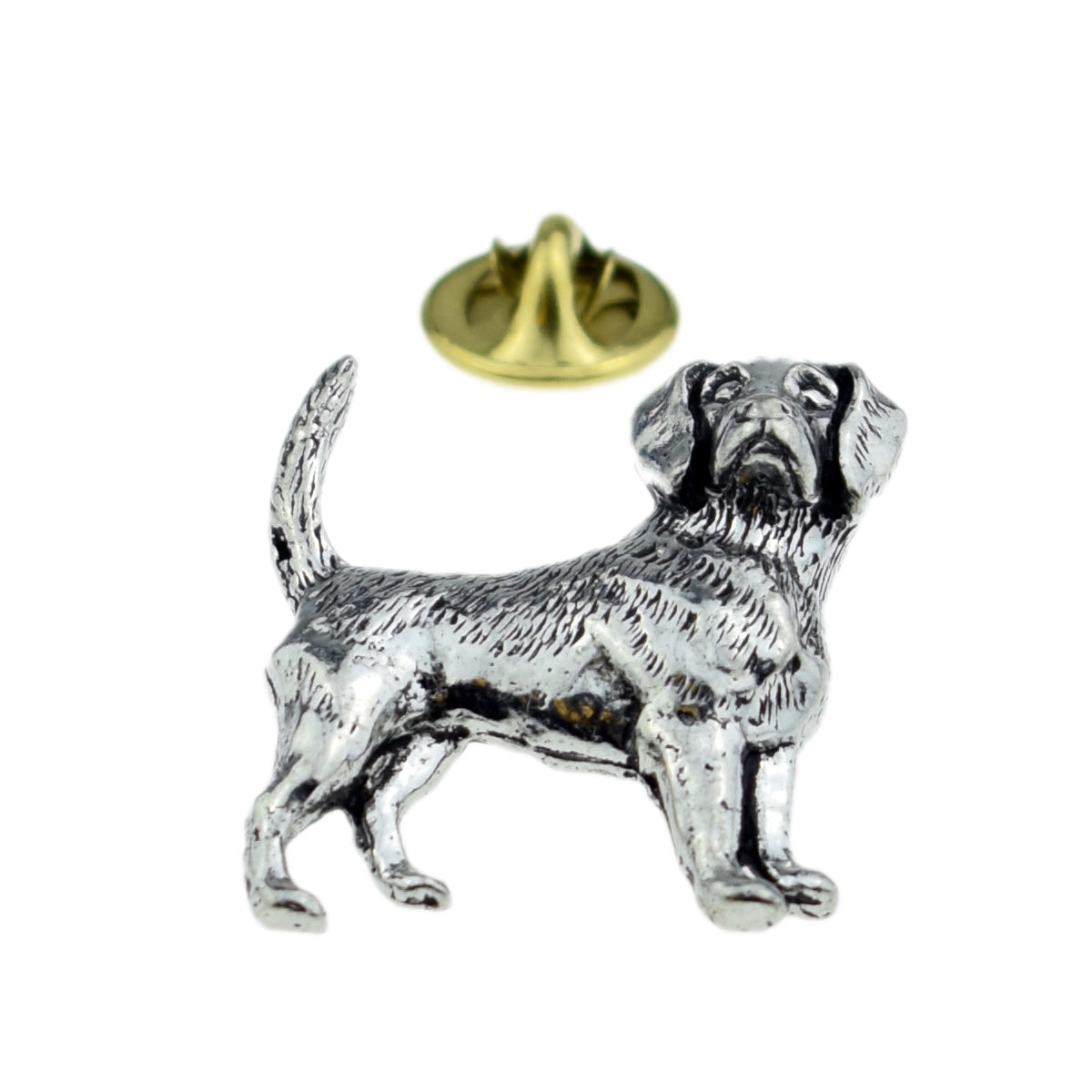 Beagle, Dog. English Pewter Lapel Pin Badge