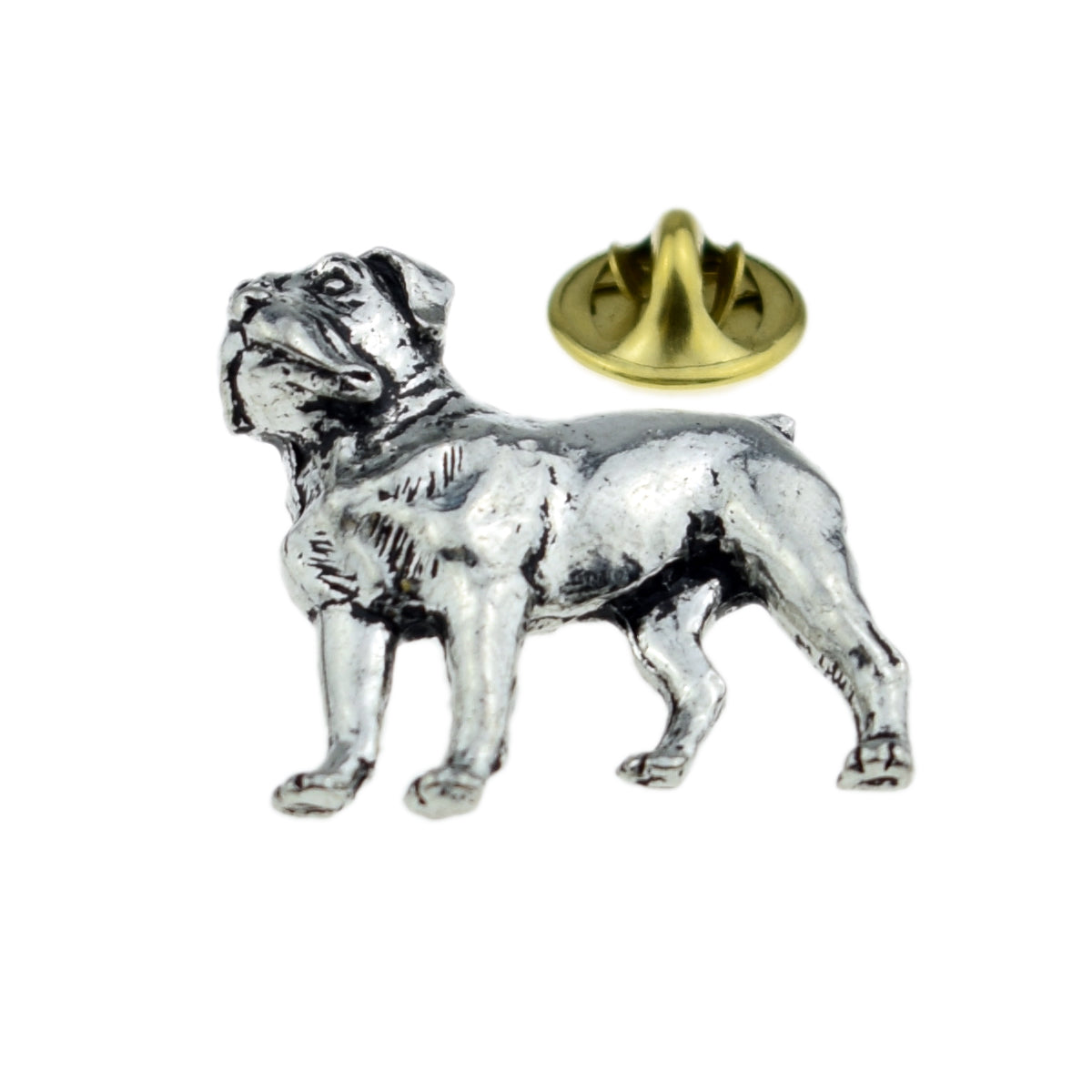 Rottweiler Dog Pewter Lapel Pin Badge
