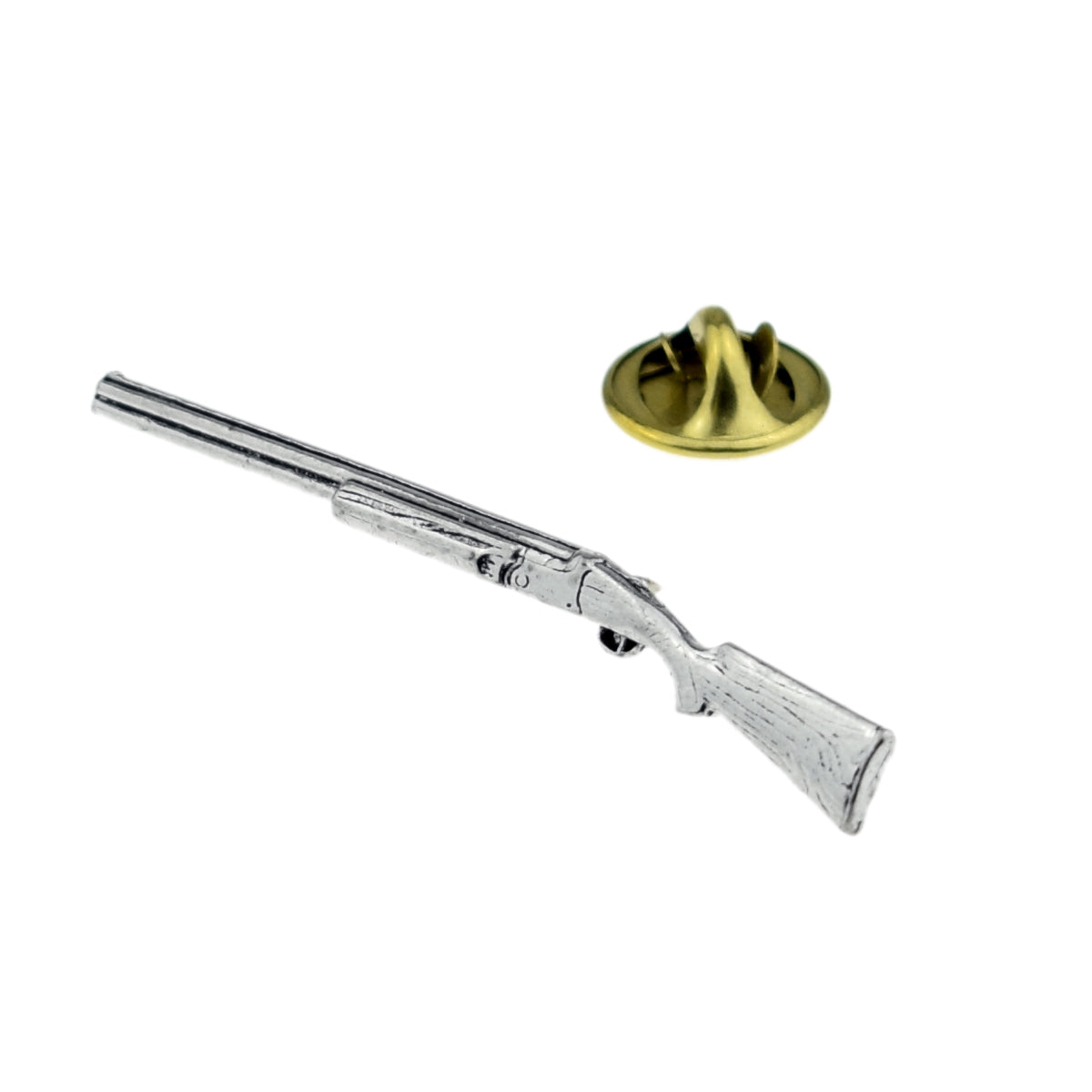 SHOTGUN English Pewter Lapel Pin Badge