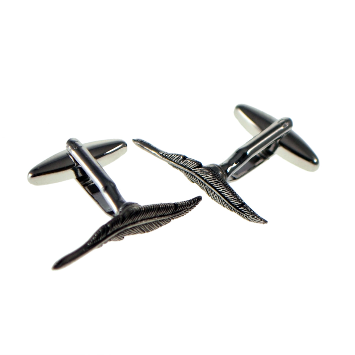 English Made Quill Pen Pewter Cufflinks | Ashton and Finch
