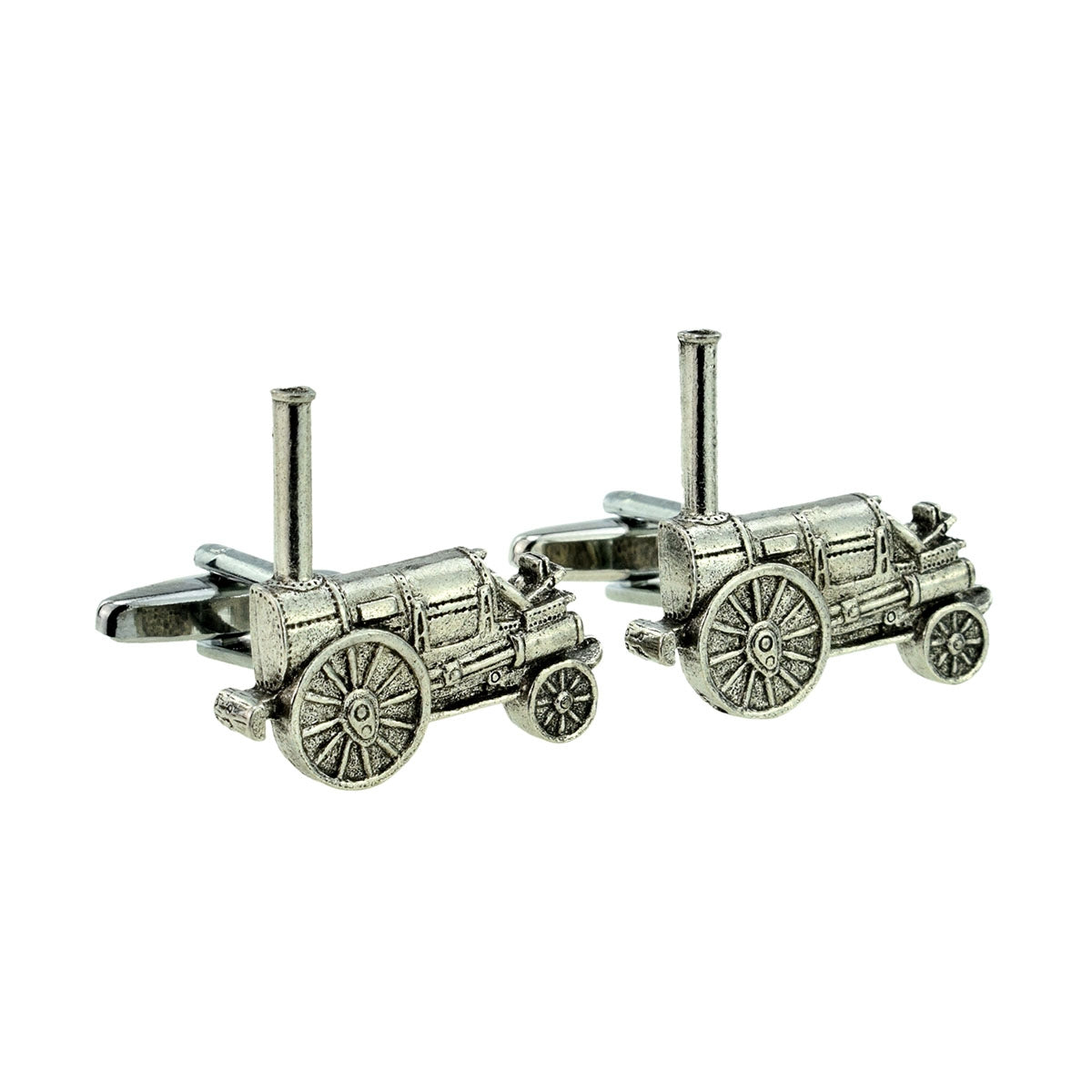 Stephensons Rocket Design English Pewter Cufflinks | Ashton and Finch