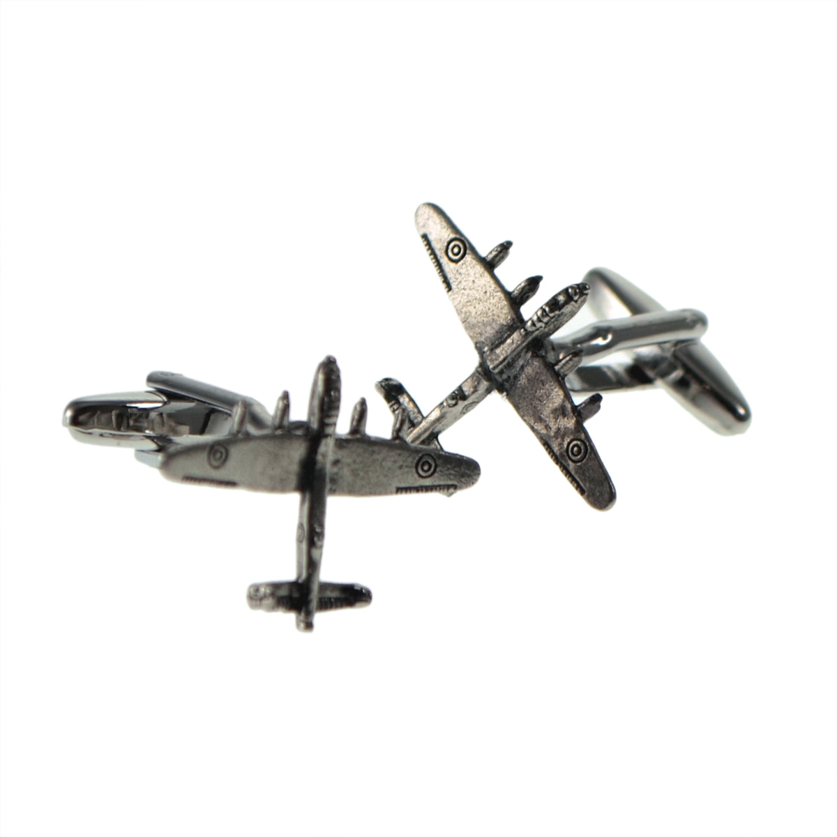 English Made Lancaster Bomber Pewter Cufflinks | Ashton and Finch
