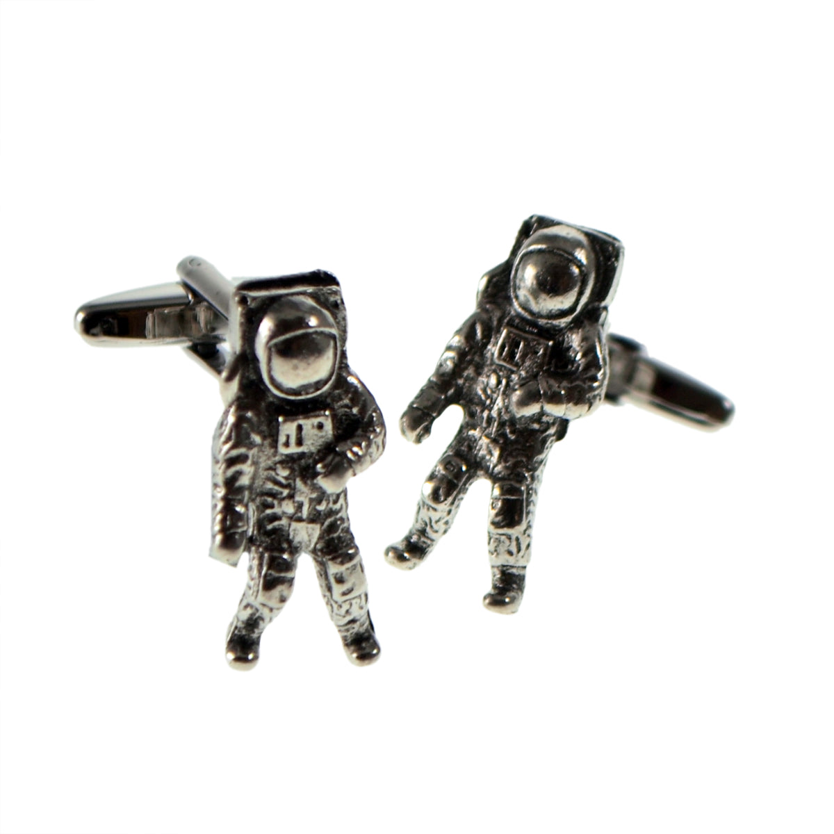 English Made Astronaut Pewter Cufflinks | Ashton and Finch