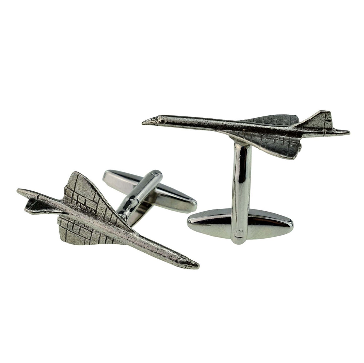 Concorde Aeroplane Aircraft Pewter Cufflinks | Ashton and Finch