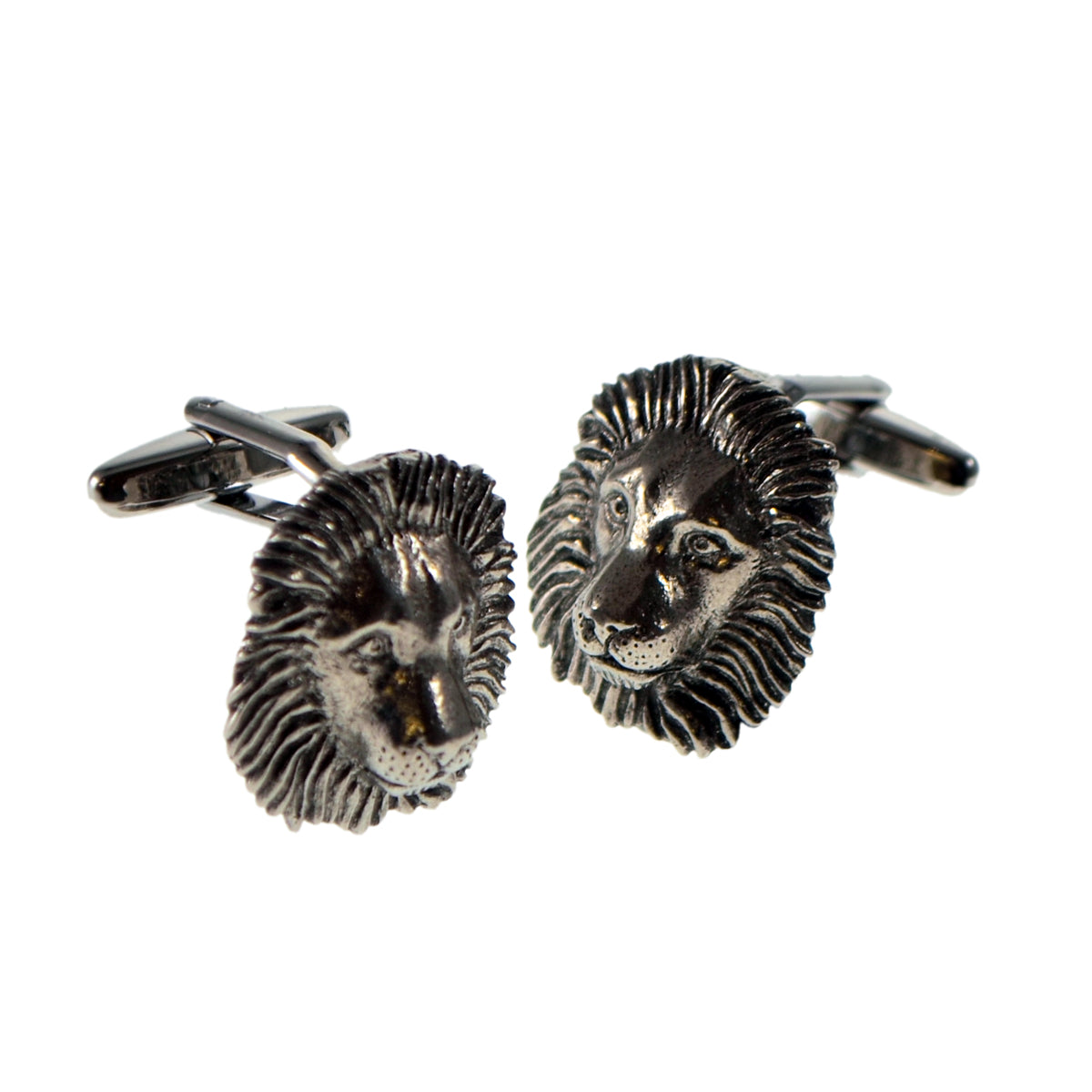 English Made Lion Pewter Cufflinks (DWC) | Ashton and Finch