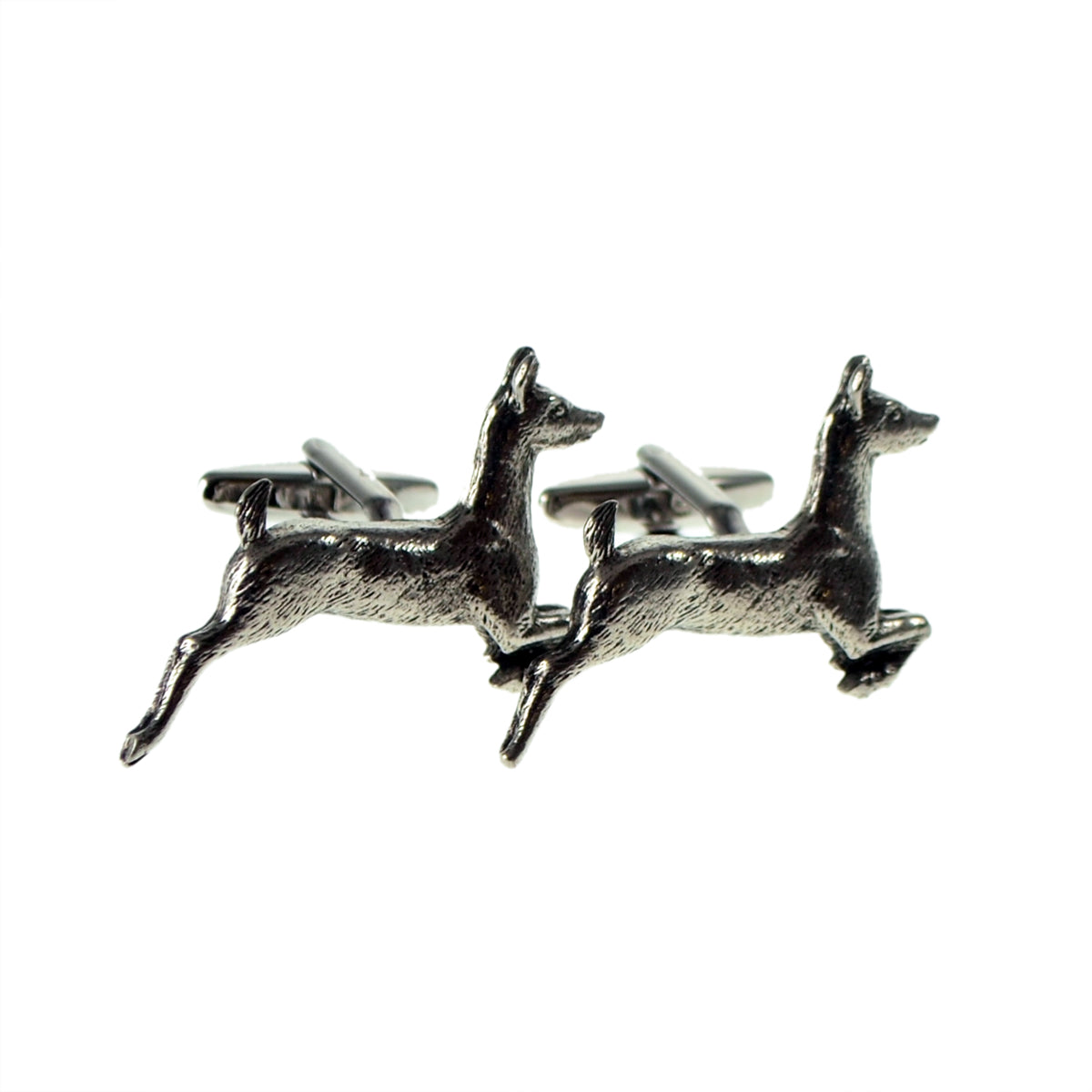 English Made Deer Pewter Cufflinks | Ashton and Finch