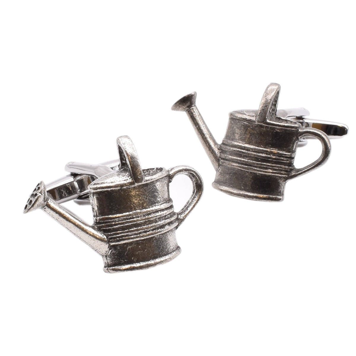 Garden Life Watering Can Pewter Cufflinks | Ashton and Finch