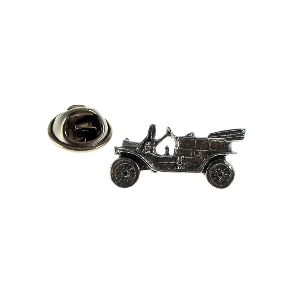 Vintage Car Pewter Lapel Pin Badge