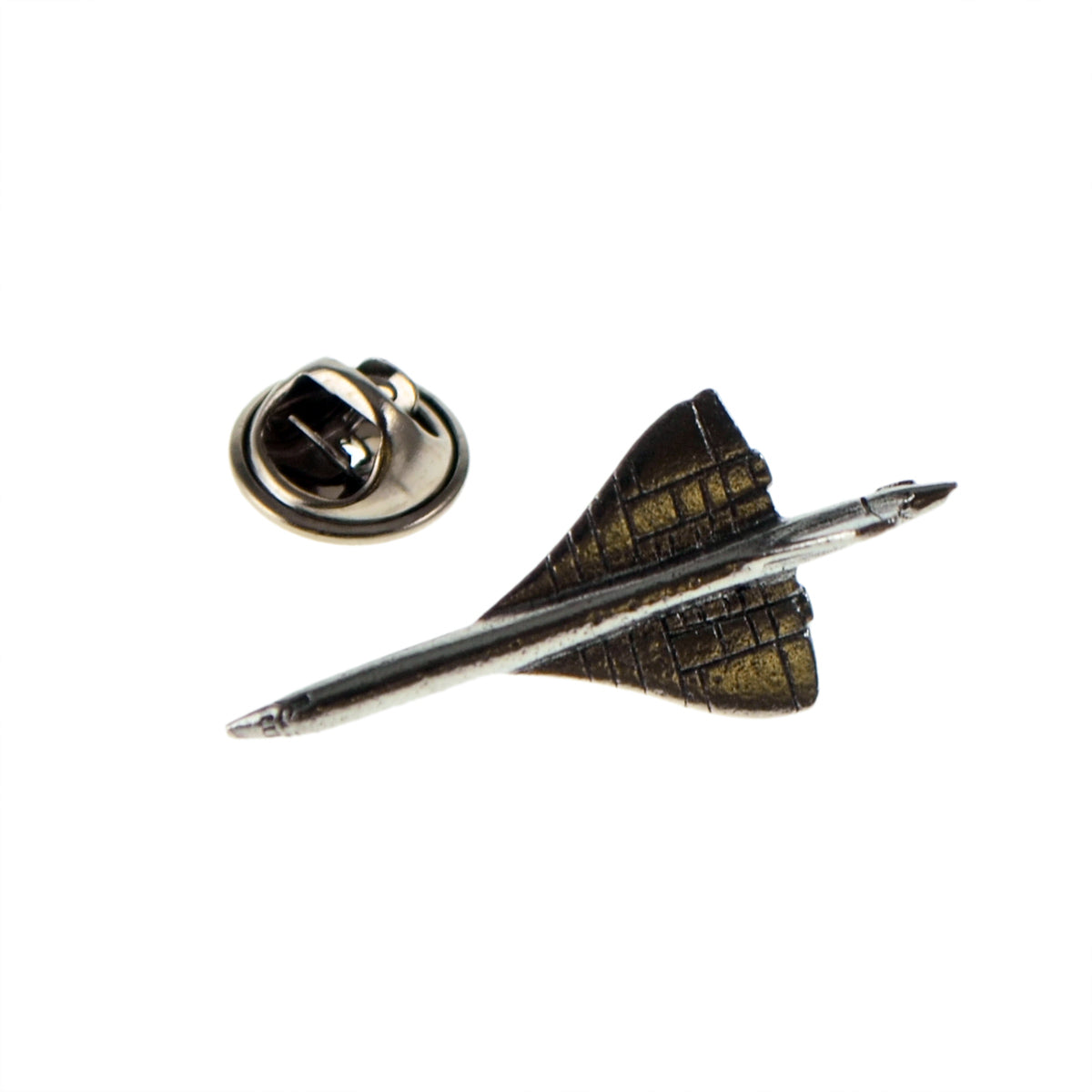 Concorde Aeroplane Pewter Lapel Pin Badge