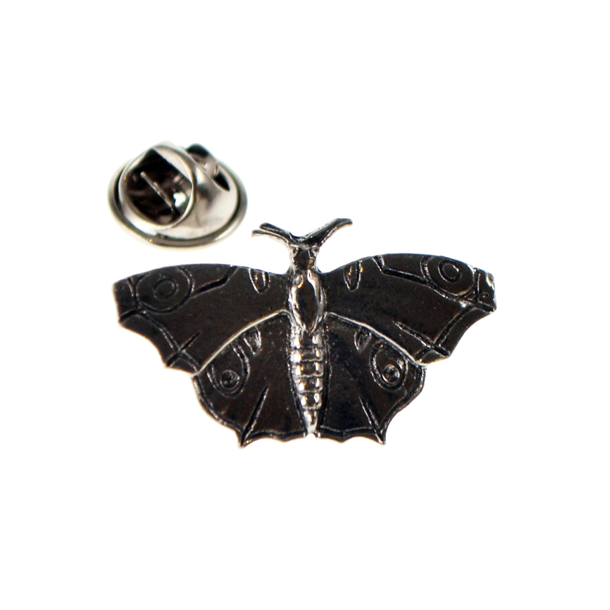 Butterfly Pewter Lapel Pin Badge