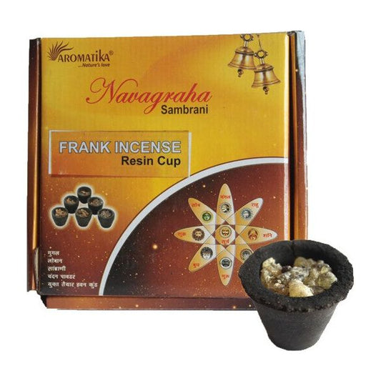 Frankincense Incense Resin Cups Box of 12 - Ashton and Finch