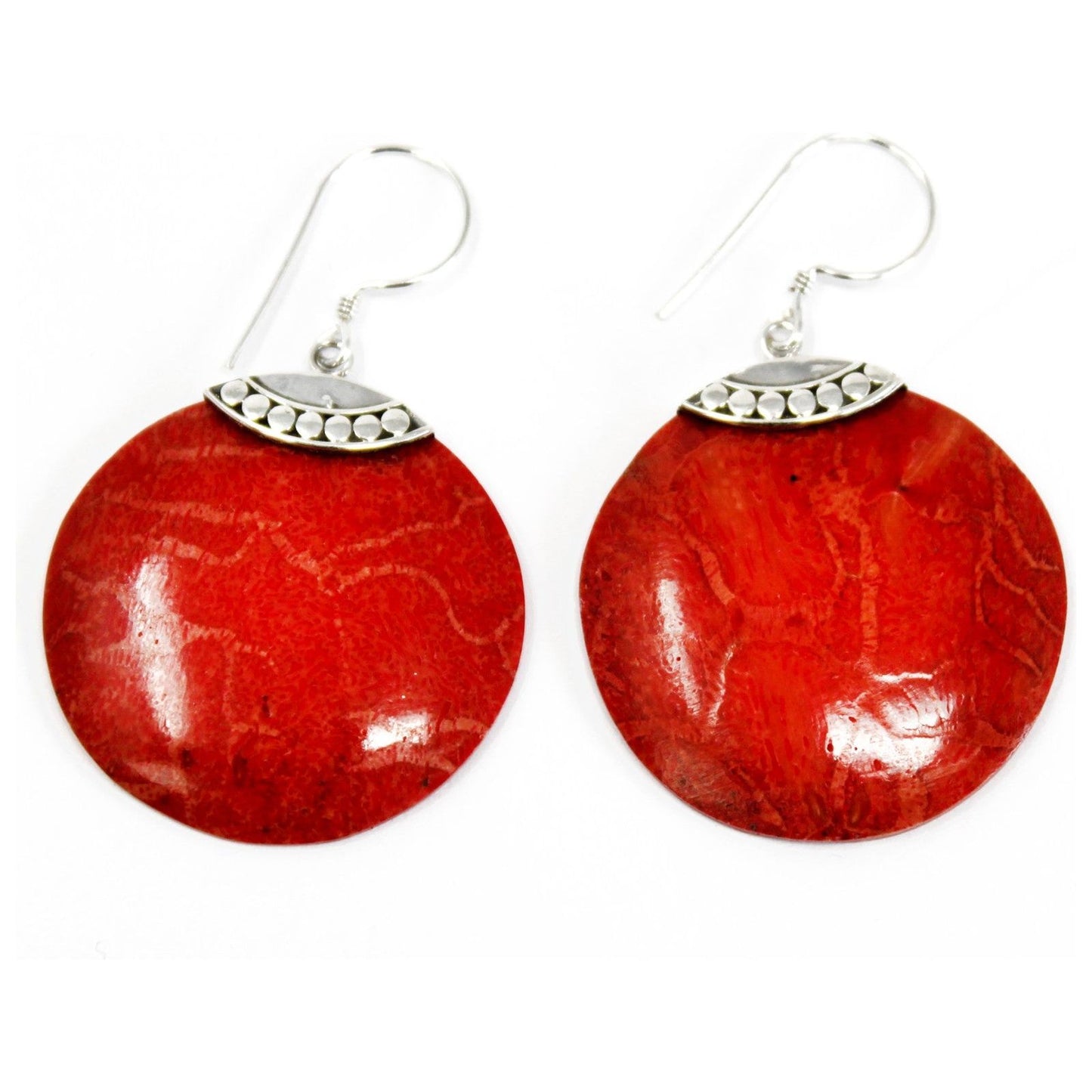 Classic Disc 925 Silver Earrings - Ashton and Finch