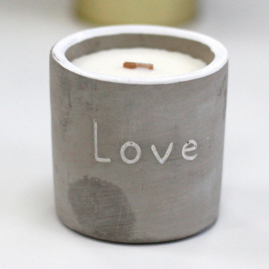 Purple Fig & Casis Scented Candle With Medium Pot Love - Ashton and Finch