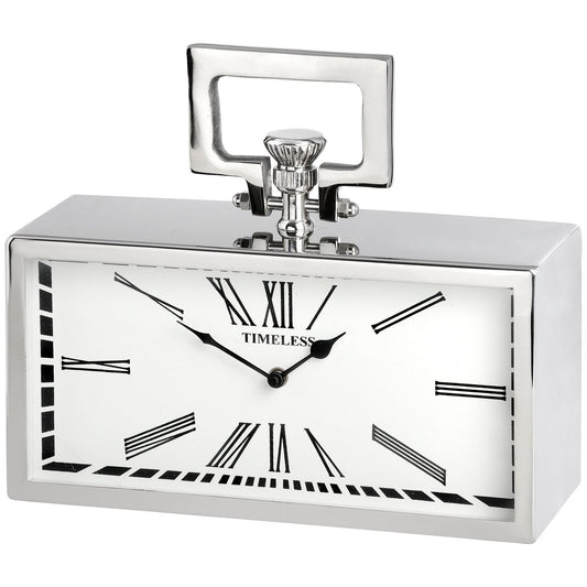 Silver Pocket Watch Clock - Ashton and Finch