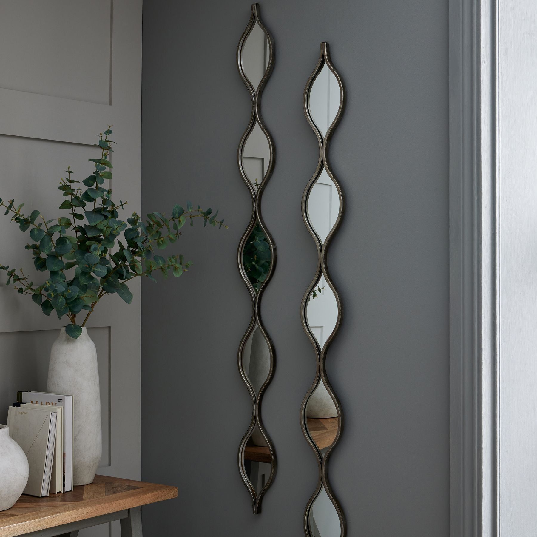 Decorative Hanging Silver Mirror - Ashton and Finch