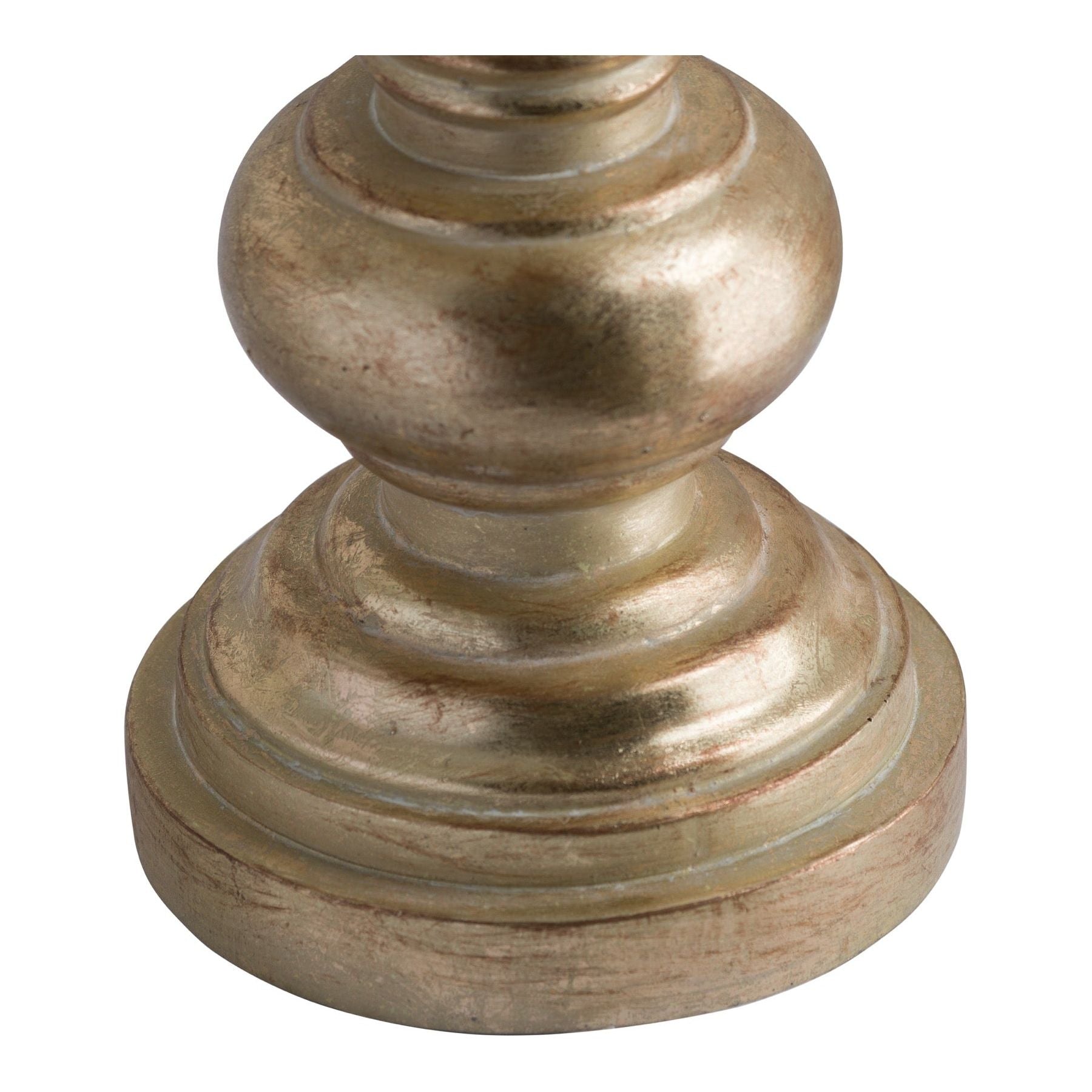 Antique Brass Effect Squat Candle Holder - Ashton and Finch