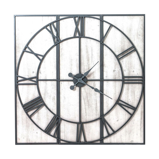 Roza Panelled Wall Clock - Ashton and Finch