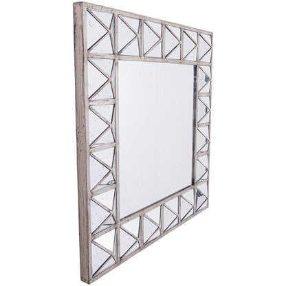 Augustus Detailed Triangulated Wall Mirror - Ashton and Finch