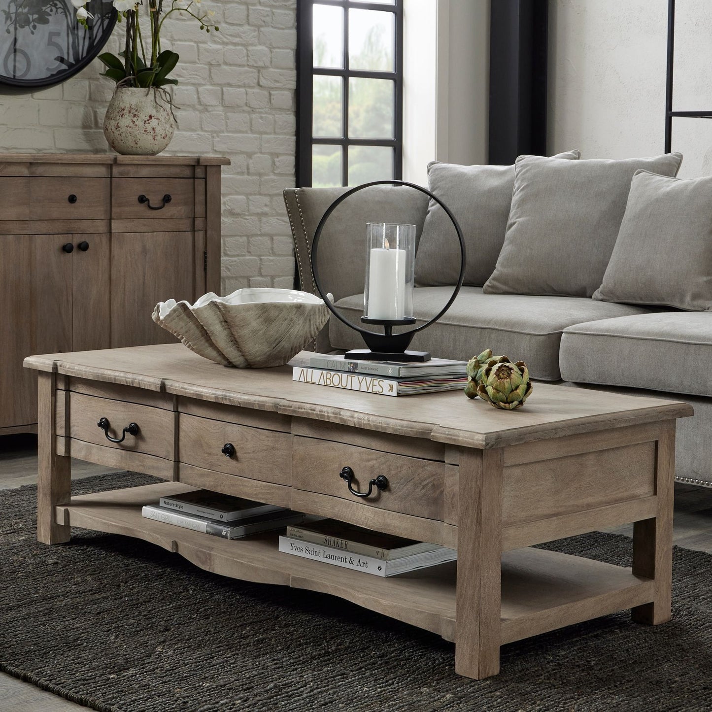 Copgrove Collection 2 Drawer Coffee Table - Ashton and Finch