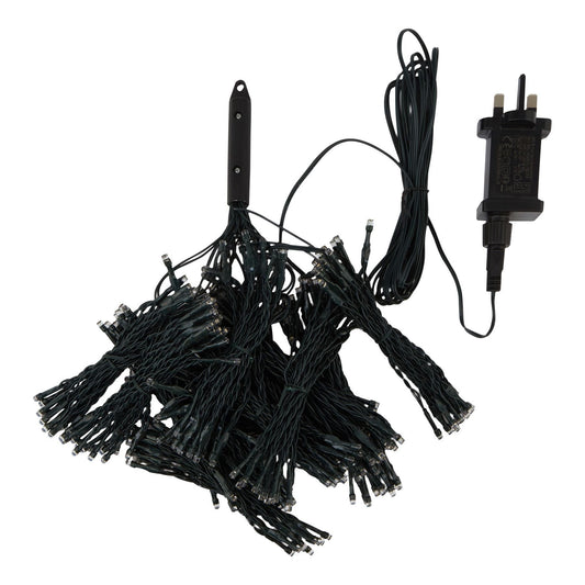 8Ft Plug In LED  Warm White Christmas Tree Drop Lights - Ashton and Finch