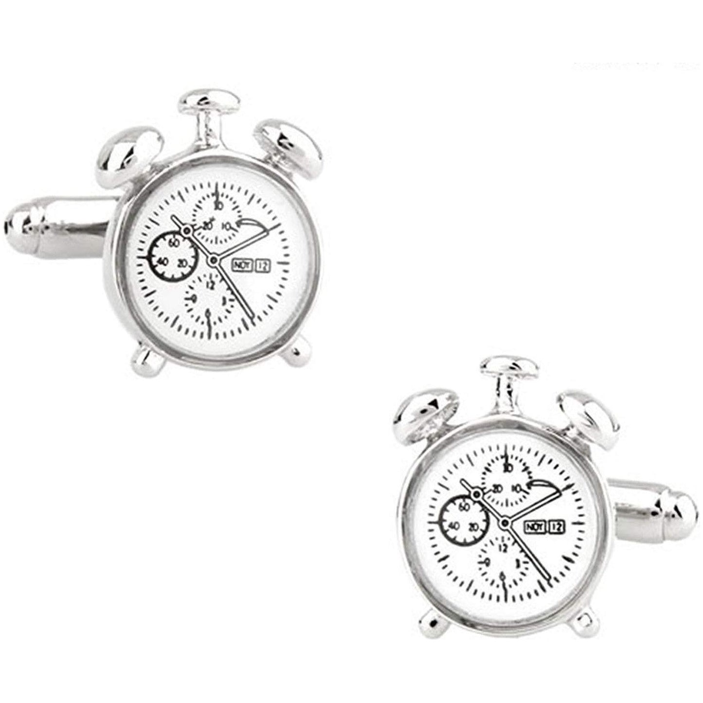 Alarm Clock Cufflinks | Ashton and Finch