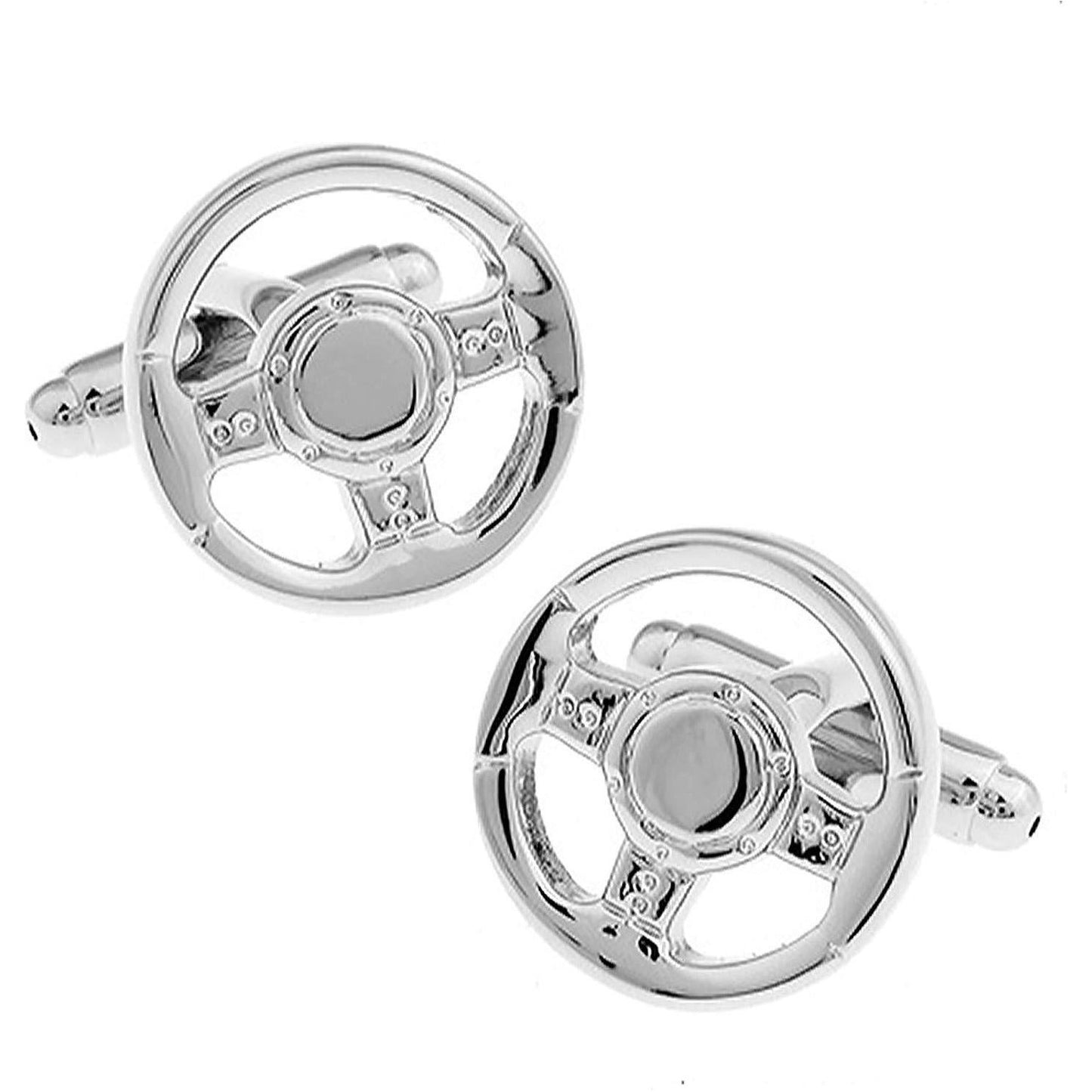 Car Steering Wheel Cufflinks | Ashton and Finch