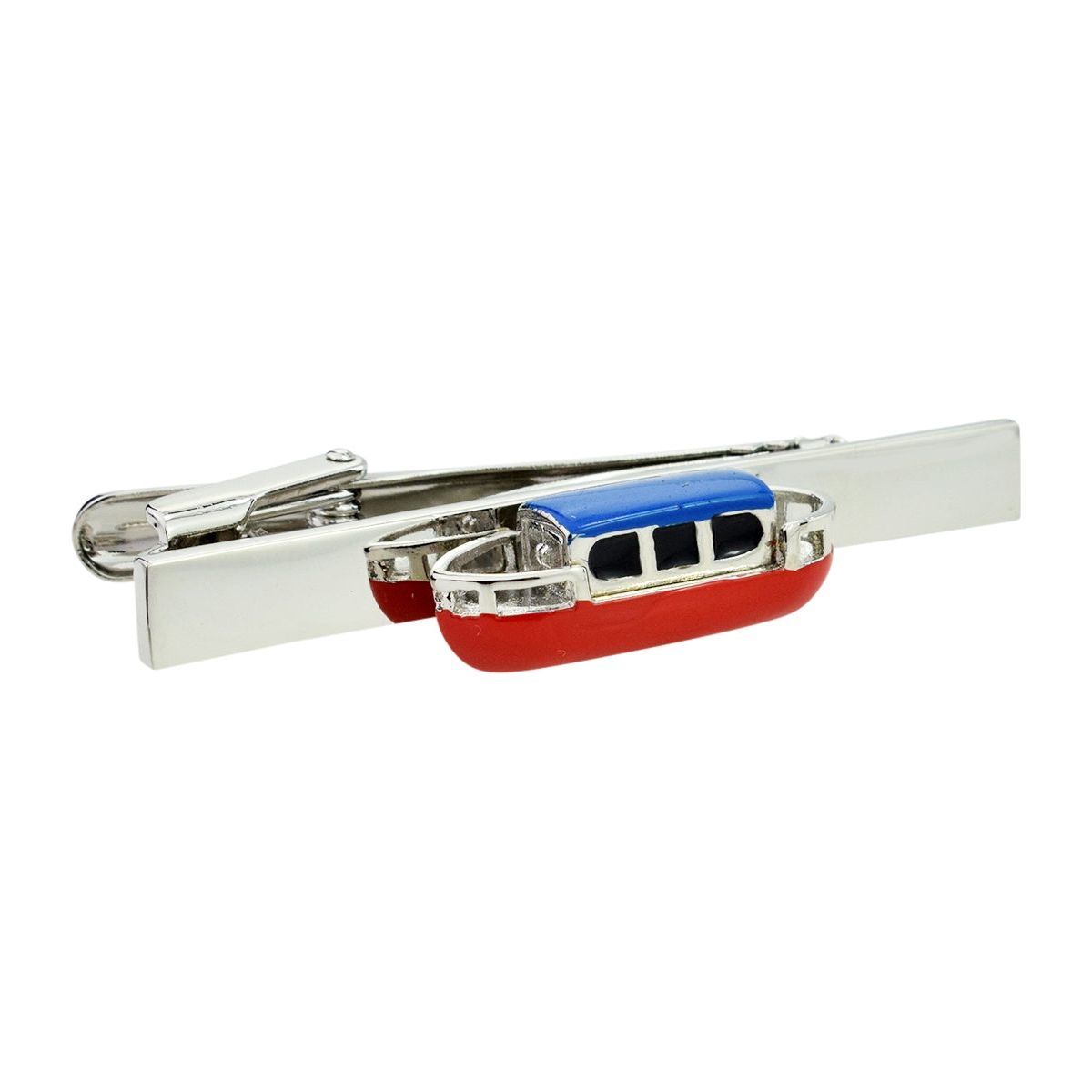 Coloured Narrowboat Tie Clip | Ashton and Finch