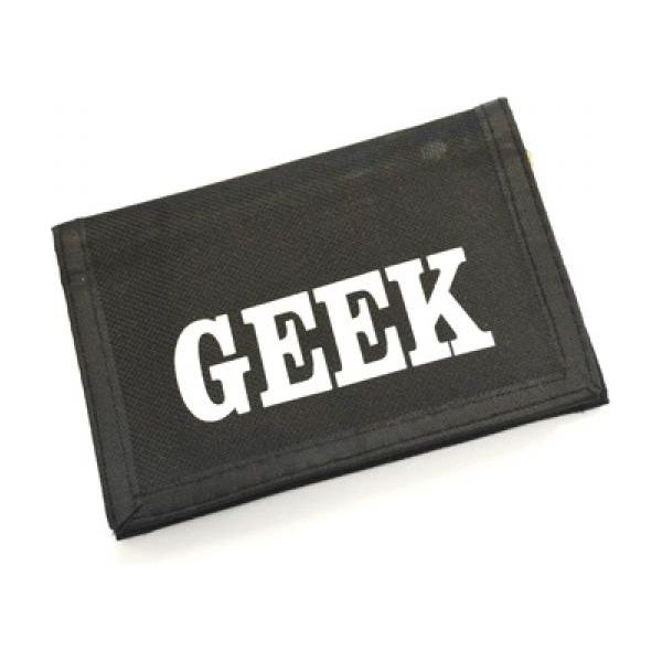 GEEK design Black Canvas Wallet | Ashton and Finch