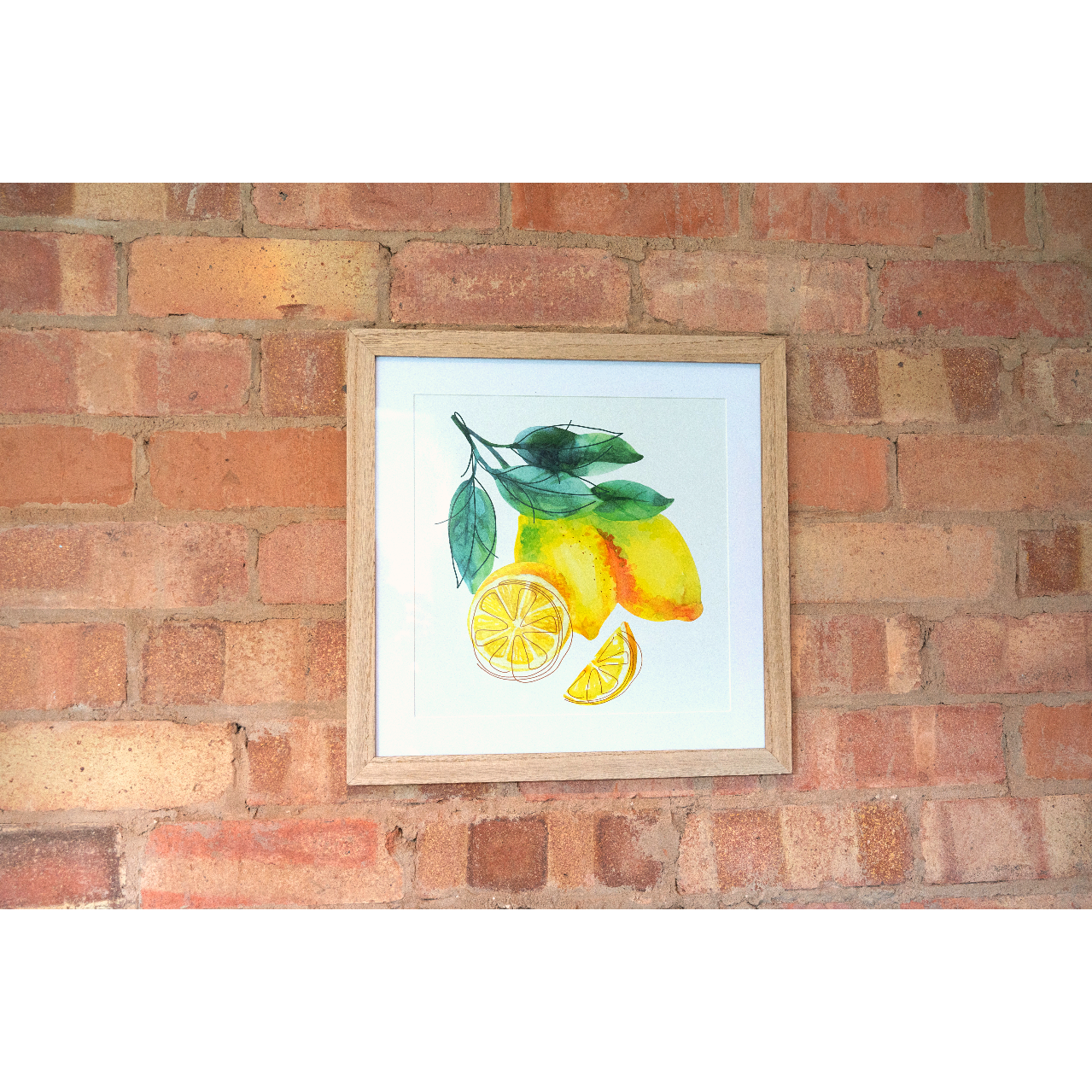 Watercolour Lemons Art In Frame - Ashton and Finch