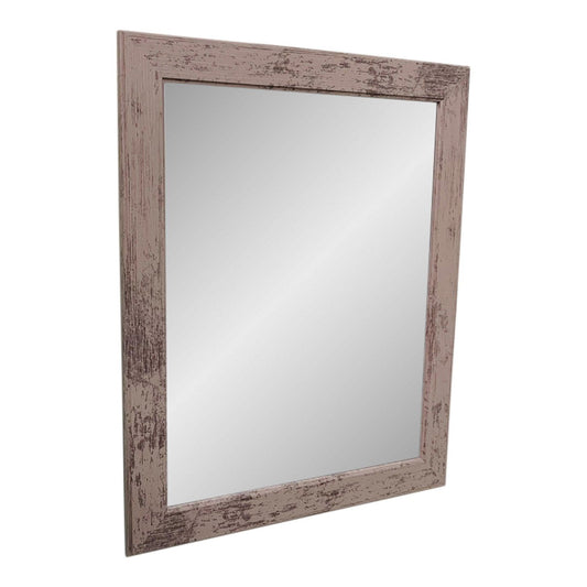 Grey Wooden Mirror 60x50cm - Ashton and Finch