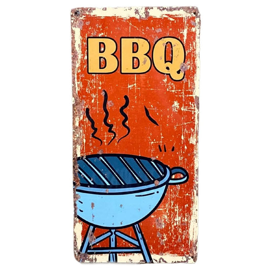 Metal Wall Sign - BBQ Barbeque - Ashton and Finch