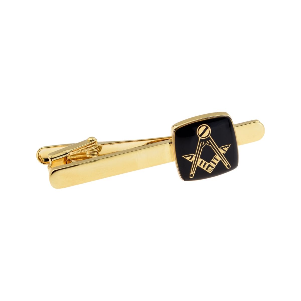 Masonic Black & Gold Tie Clip (No G) | Ashton and Finch