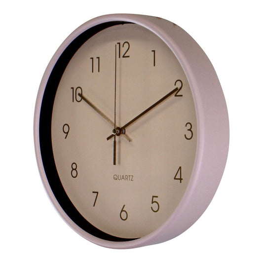Round Wall Clock In Dusky Pink 25cm - Ashton and Finch