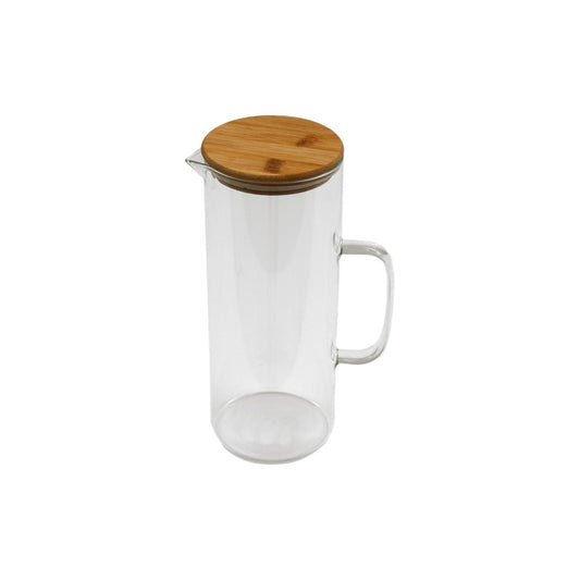 Glass Jug With Bamboo Lid - Ashton and Finch