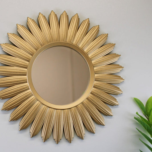 Large Gold Sunburst Mirror - Ashton and Finch