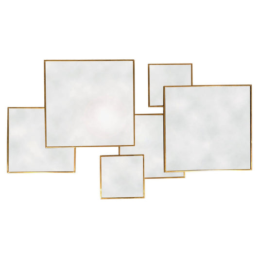 Gold Framed Multi Mirror - Square - Ashton and Finch