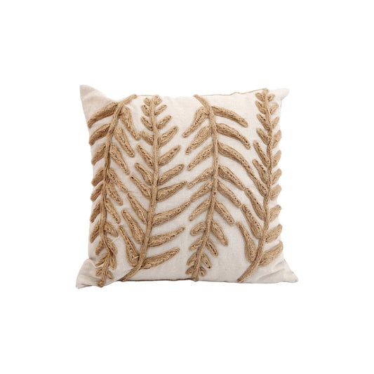 Linen Embroidered Square Scatter Cushion - Ashton and Finch
