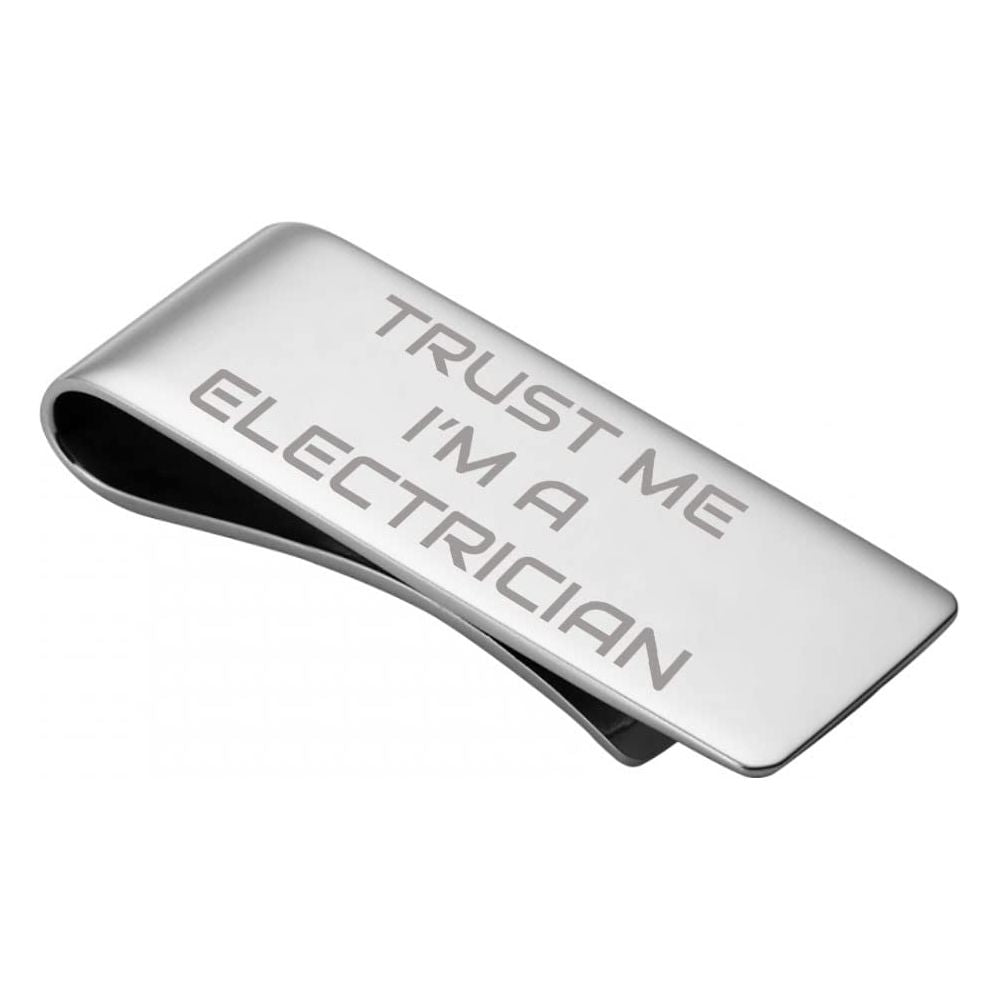 Trust Me I'm A Electrician Money Clip Gift | Ashton and Finch