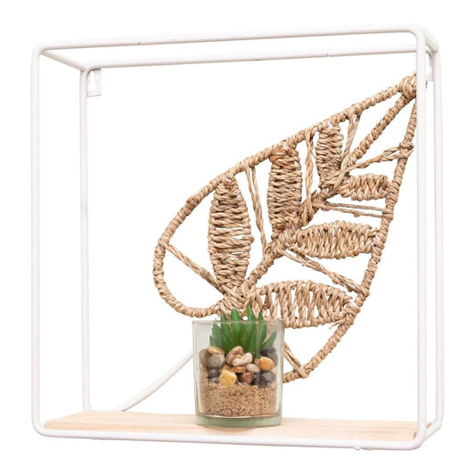 Woven Leaf Design Shelf 30cm - Ashton and Finch
