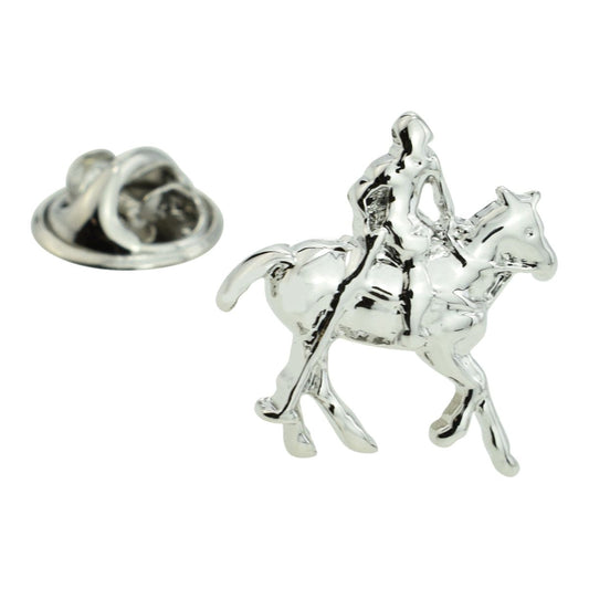 Polo Horse & Rider Lapel Pin Badge - Ashton and Finch