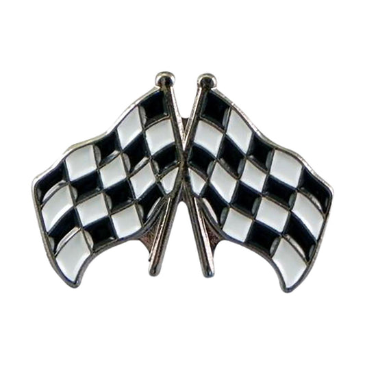 F1 Chequered Flags Lapel Pin Badge - Ashton and Finch