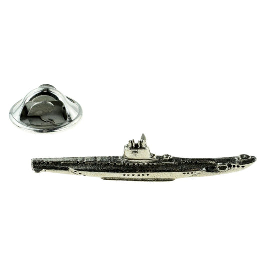 Submarine Pewter Lapel Pin Badge - Ashton and Finch