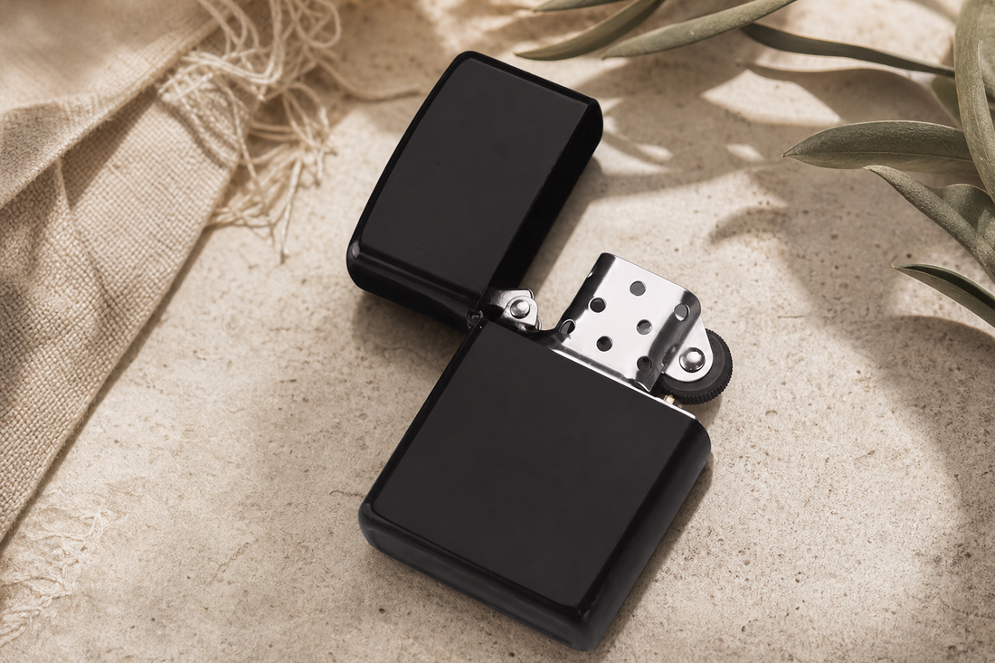 Aries Zodiac Petrol Lighter in a themed gift-guide setting