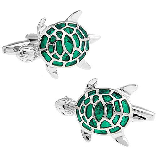 Green Turtle Cufflinks