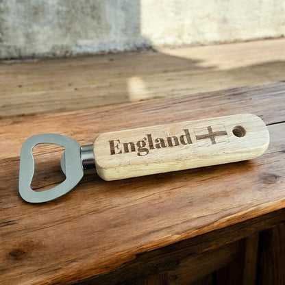 England Beer Wooden Bottle Opener Gift  | Ashton and Finch