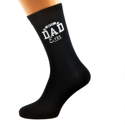 Best Dad Ever Mens Black Socks| Ashton and Finch