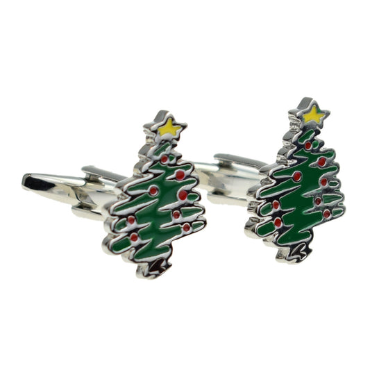 Christmas Tree Cufflinks | Ashton and Finch