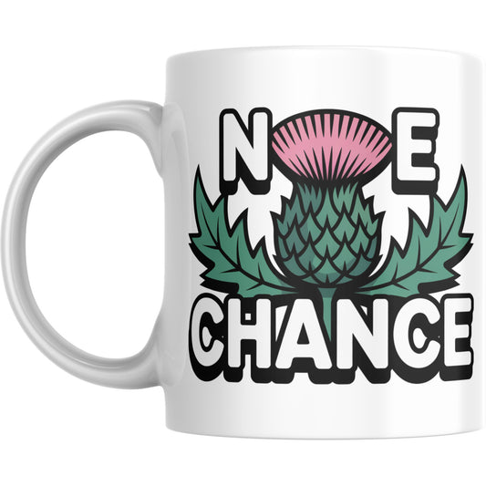 Nae Chance Mug – Funny Scottish Thistle Coffee Cup