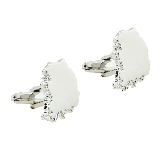South Korea Outline Map Cufflinks | Ashton and Finch